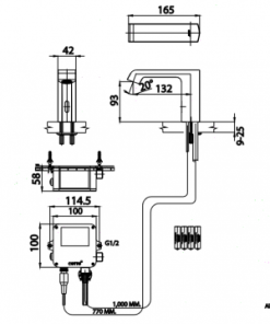 Vòi lavabo cảm ứng COTTO CT4901AC