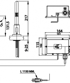 Bản kĩ thuật Vòi lavabo cảm ứng COTTO CT5703AC