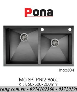 Chậu rửa bát PONA PNI2-8650 (inox)
