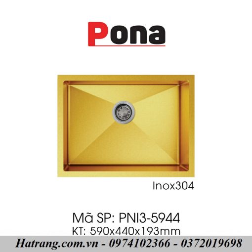 Chậu rửa bát PONA PNI3-5944 (vàng)