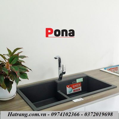 Chậu rửa bát PONA TOE1-N200 (xám đen)