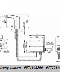 Bản kĩ thuật Vòi lavabo cảm ứng COTTO CT537DC