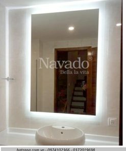 Gương phòng tắm Led Navado NAV1015A 50x70 cm
