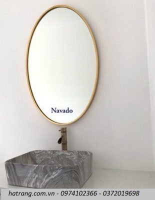 Gương phòng tắm Navado NAV601B 55x80 cm