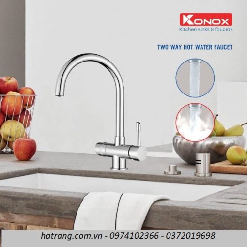 Vòi rửa bát Konox 3 đường nước TRIM-WATER