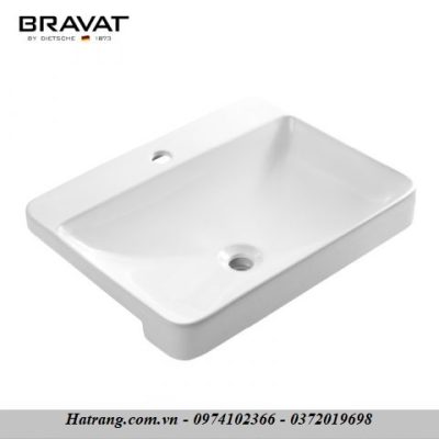Chậu rửa mặt Bravat C22377W-1-ENG