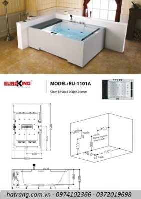 Bồn tắm massage Euroking EU-1101A