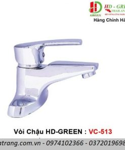 Vòi chậu Rửa mặt Lavabo HD GREEN VC-513