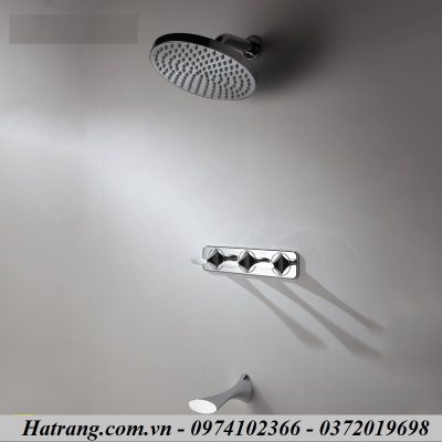 Bộ chỉnh nhiệt âm tường cho vòi sen tắm Bravat P69200C-ENG