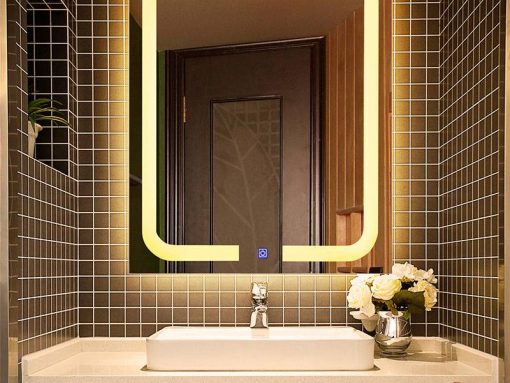 Có nên lắp gương đèn led trong nhà vệ sinh?